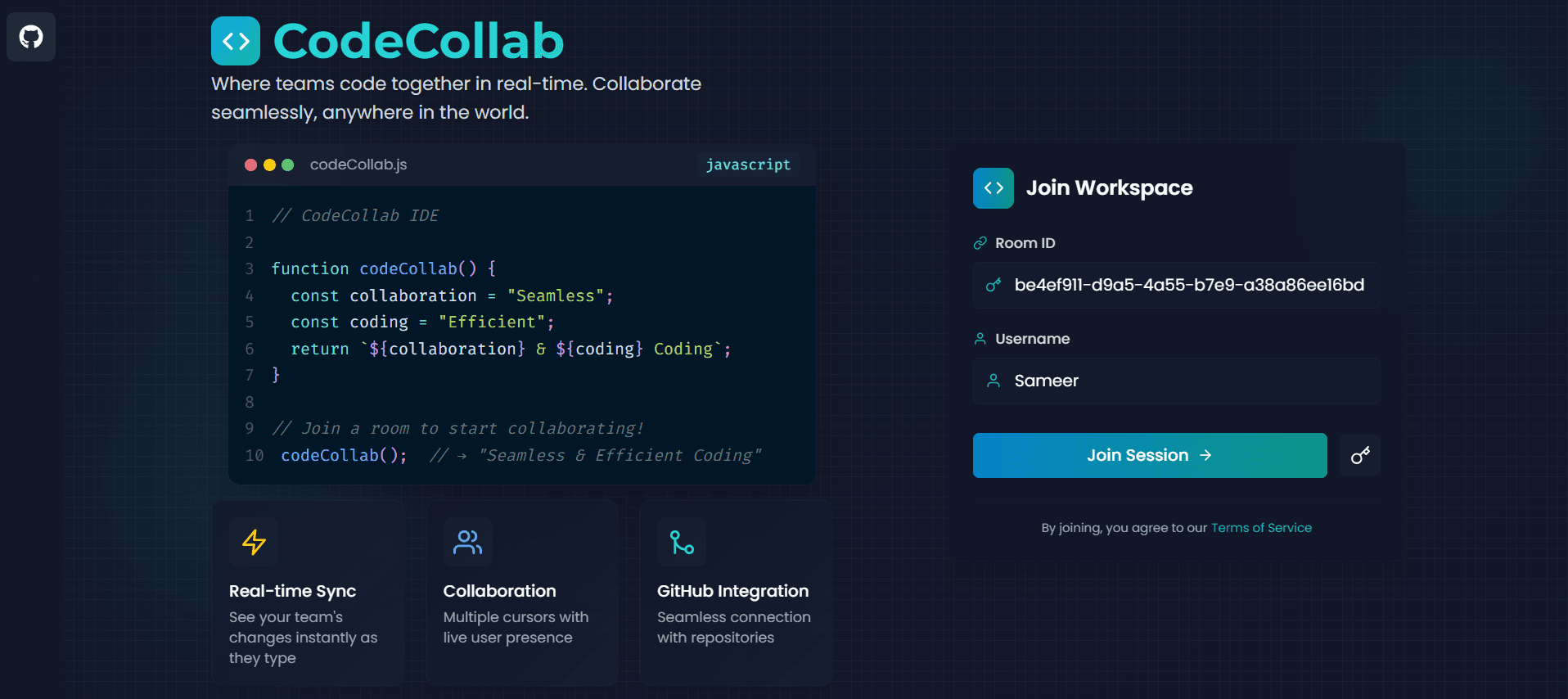 CodeCollab screenshot