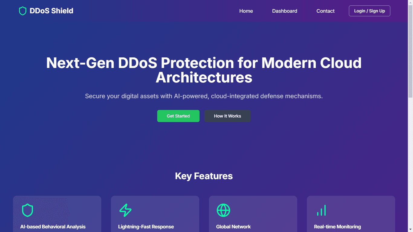 DDoS Shield screenshot